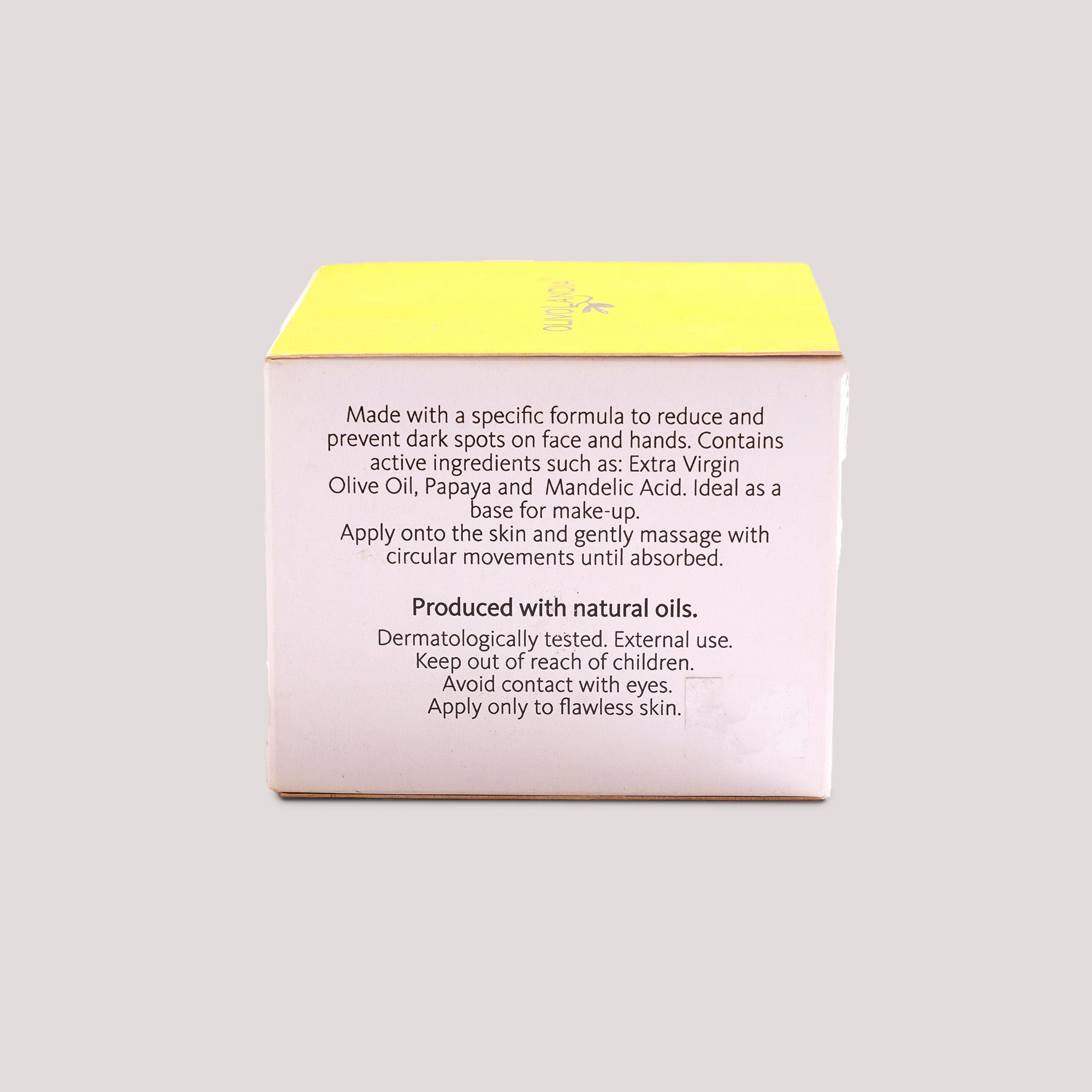 Olive-Based Lightening Anti-Dark Spots Cream 30ml – Olivolandia | Fulminoso