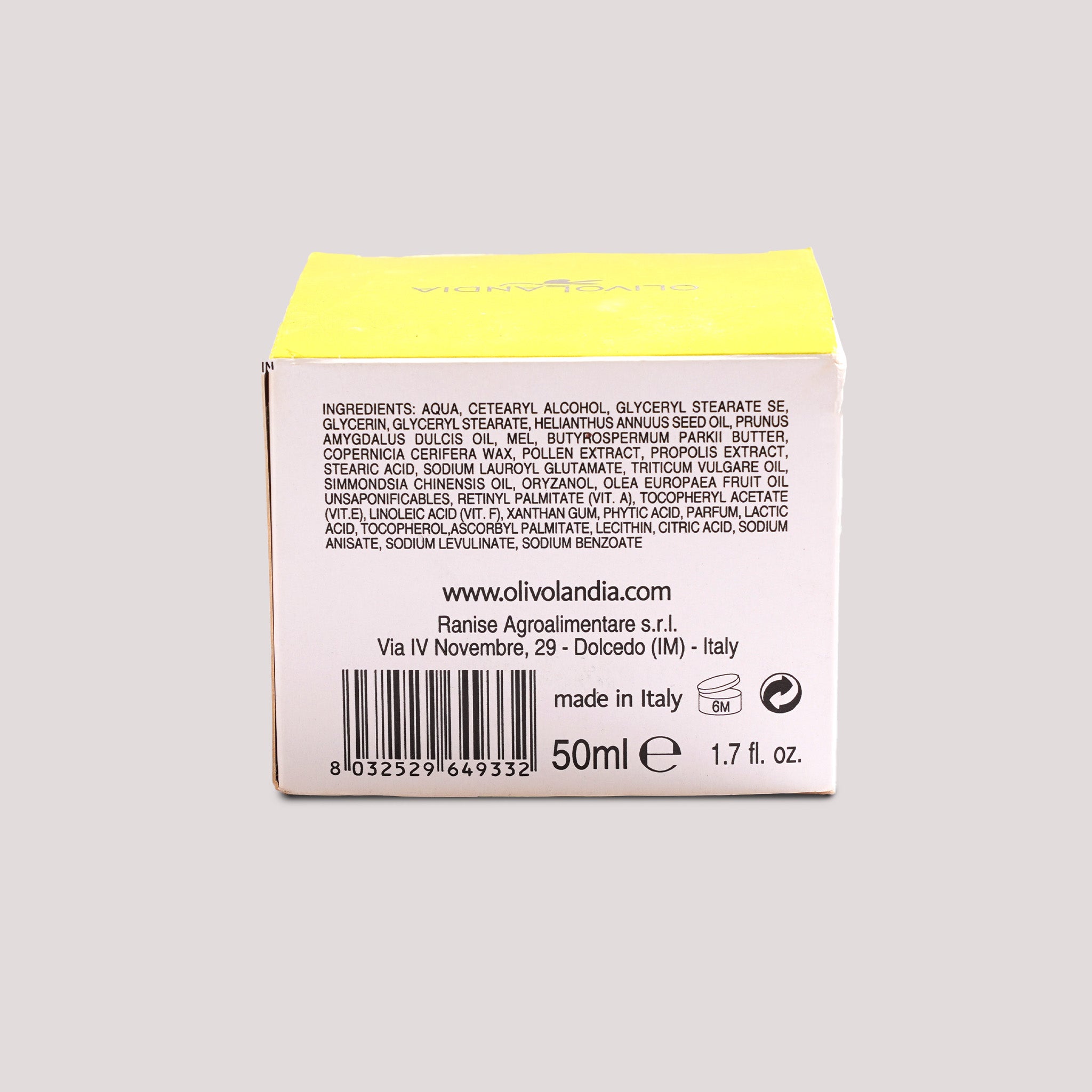 Olive-Based Nourishing Night Cream 50ml – Olivolandia | Fulminoso