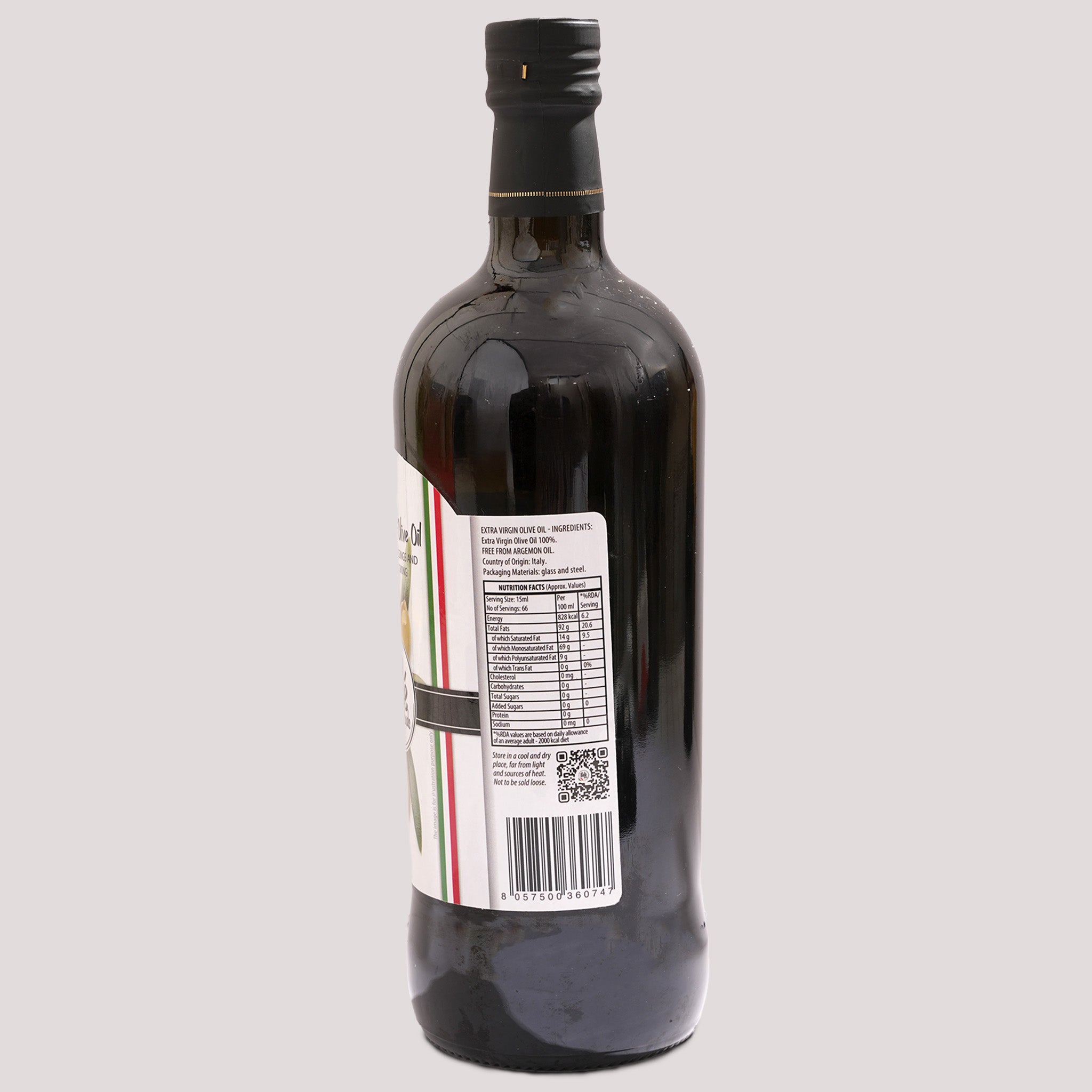 Italé Foods Extra Virgin Olive Oil 1 Litre – 100% Italian | Fulminoso