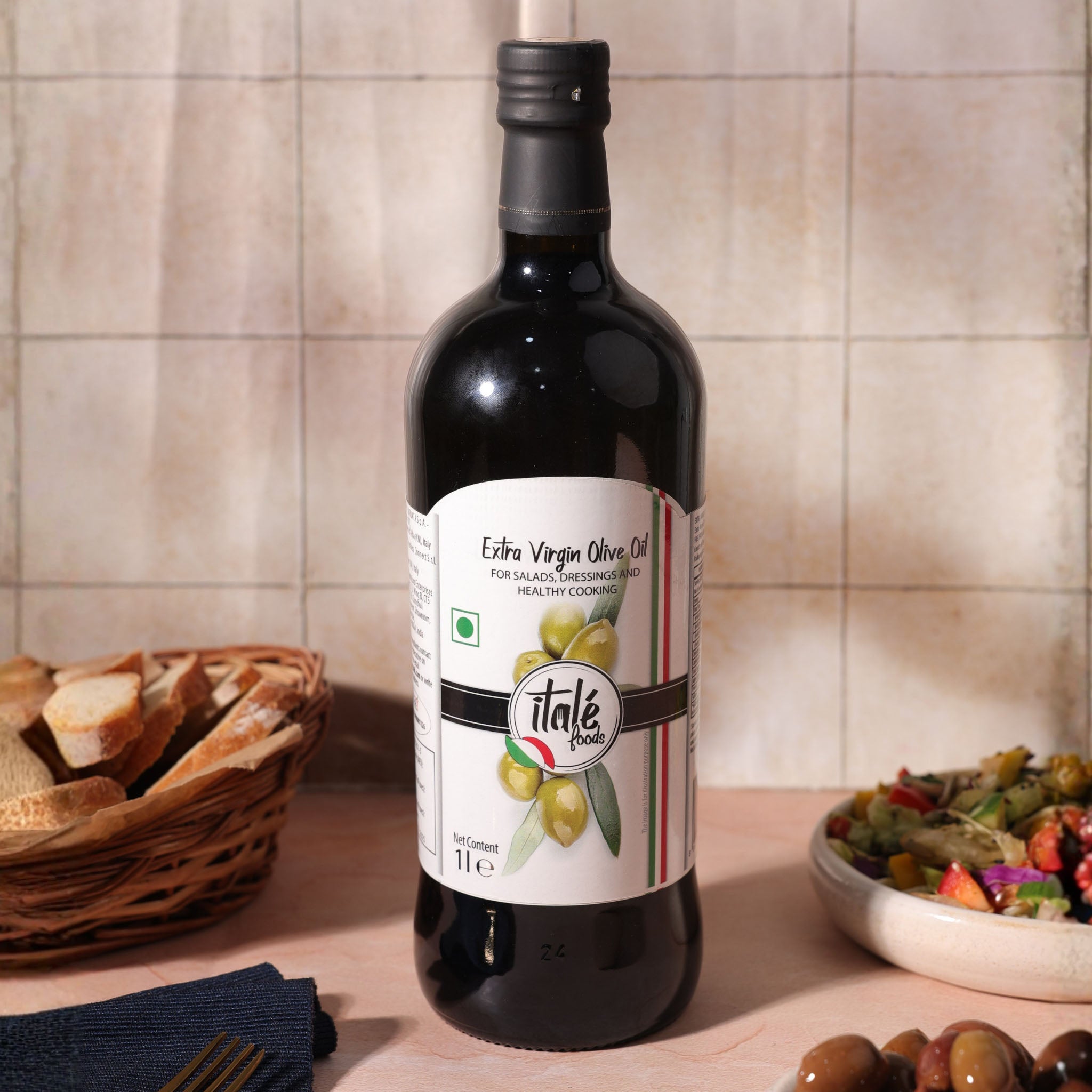 Italé Foods Extra Virgin Olive Oil 1 Litre – 100% Italian | Fulminoso
